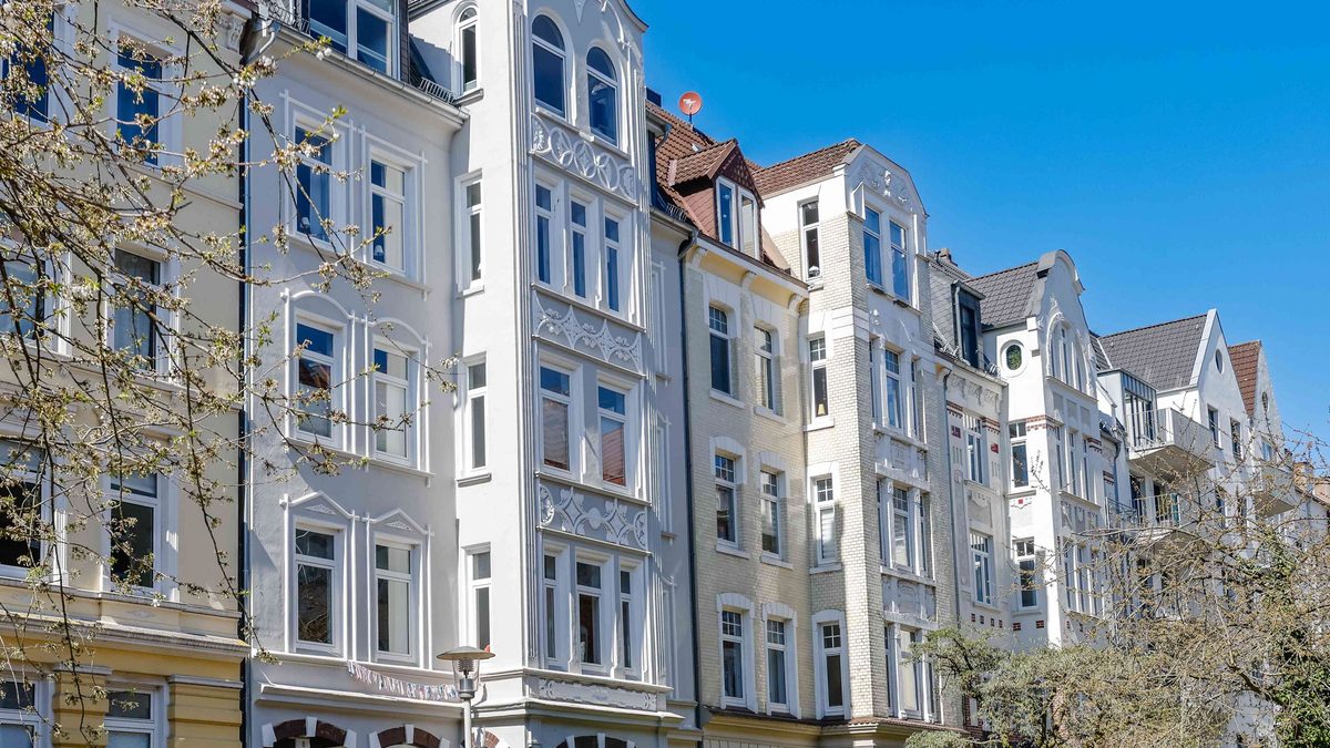 Hausansicht/ Jugenstil-Fassade